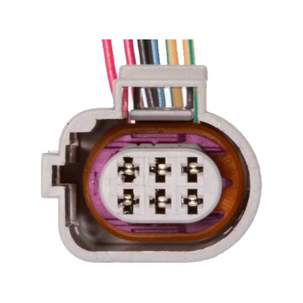 Tracto Partes Cuitláhuac - 6 puntas hembra en cable Cal. 18