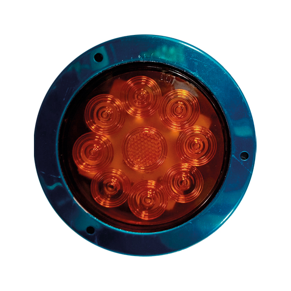 Tracto Partes Cuitláhuac - Plafón 4" 9 leds Ámbar